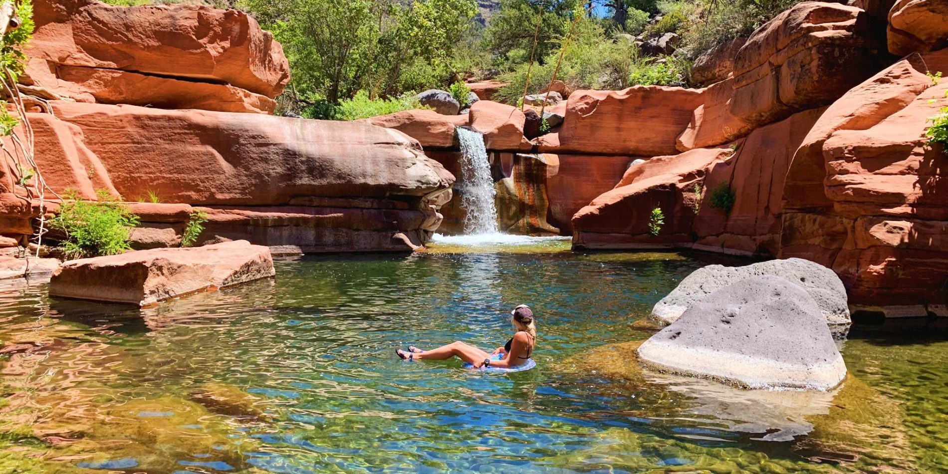 Creek Swimming in Sedona Arizona